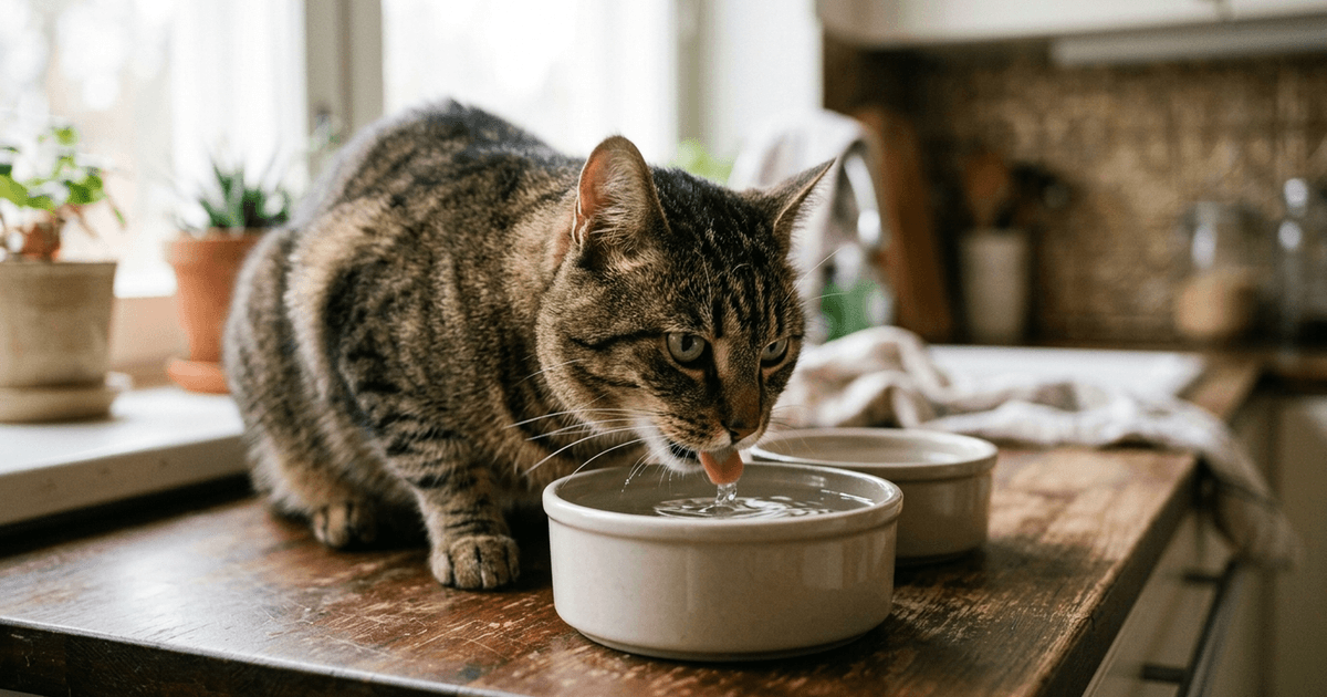 How Can You Tell Whether Your Cat Drinking More Water Is a Habit or a Red Flag?