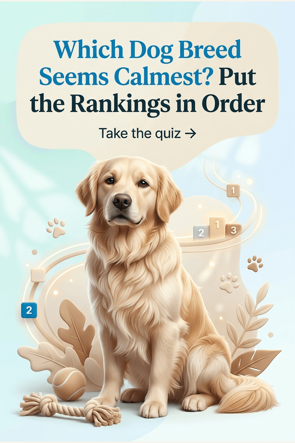 Which Dog Breed Seems Calmest? Put the Rankings in Order