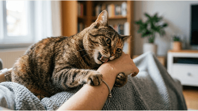 Why Does My Cat Lick You, Then Suddenly Bite?
